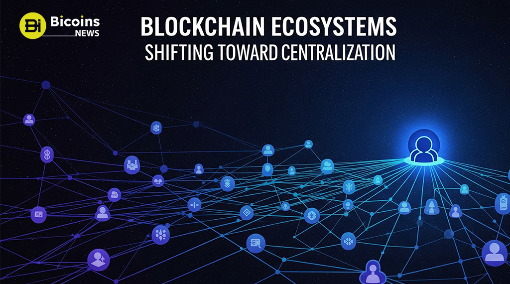 Blockchain Ecosystems Shifting Toward Centralization, Study Finds