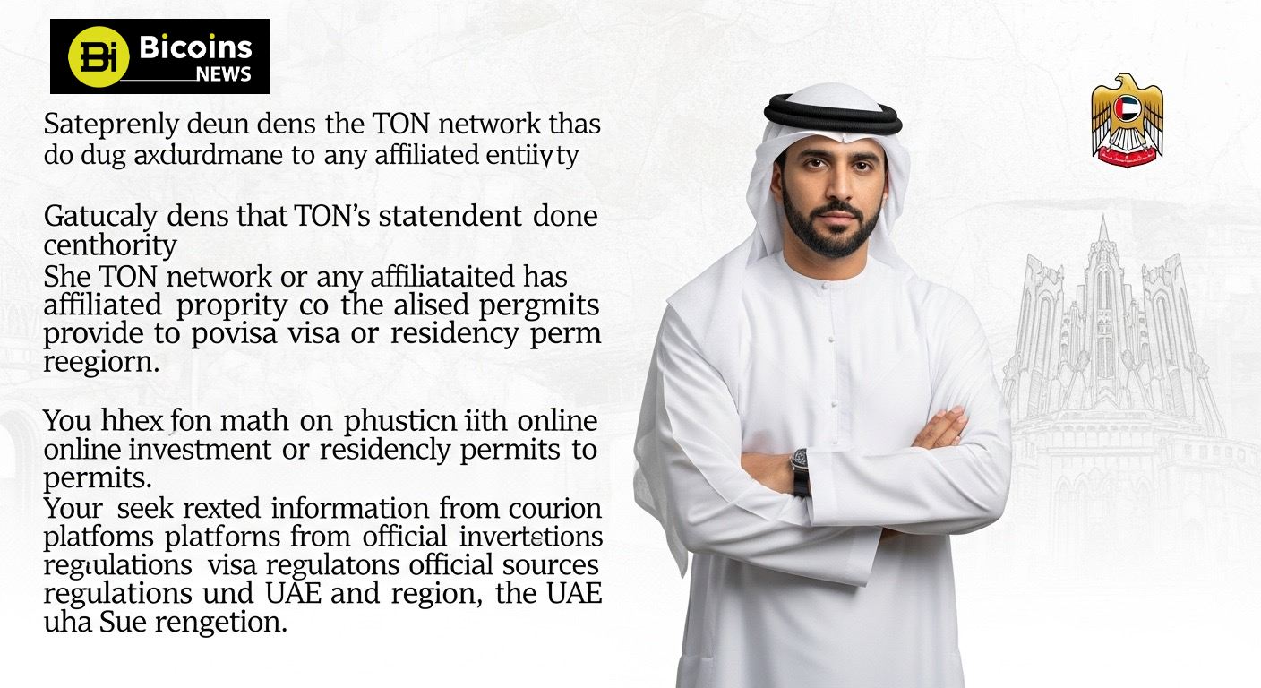 TON’s Staking-for-Visa Claim Rejected by UAE in Rare Joint Statement