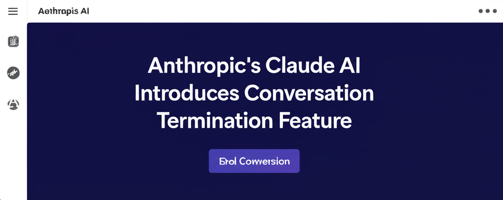 Anthropic’s Claude AI Introduces Conversation Termination Feature
