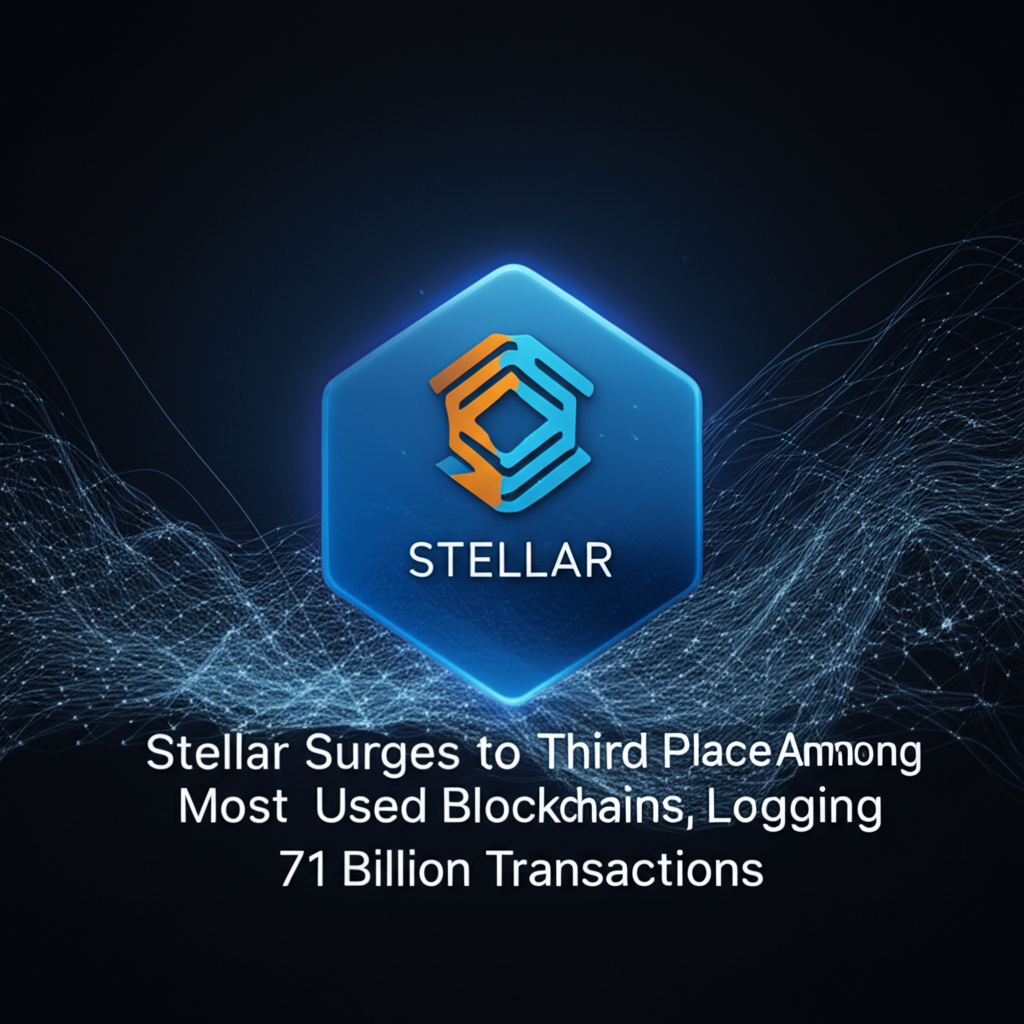 Stellar Surges to Third Place Among Most Used Blockchains, Logging 71 Billion Transactions